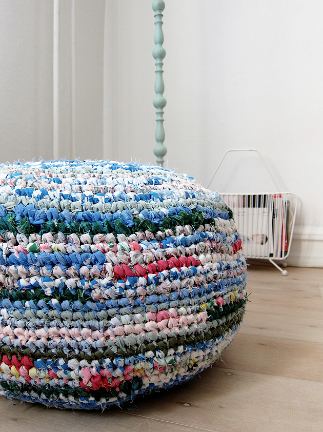 diy, virka, puff, pall, anna nilsson