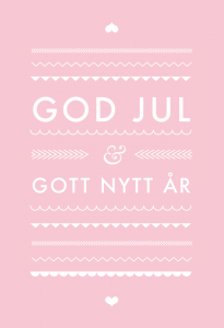 god jul, anna grafisk form, anna nilsson, malmö