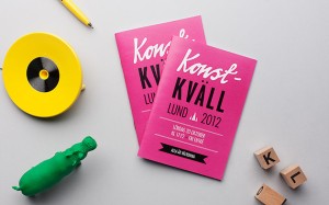 Konstkvällen i Lund, gallerie, teater, anna nilsson, grafisk design, illustration
