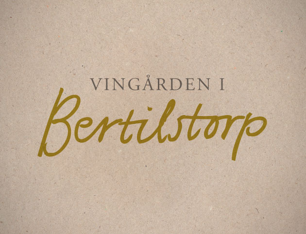 vingården i bertilstorp, anna nilsson, annagrafiskform.se malmö, grafisk design, logotyp