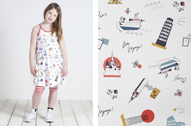 Pattern, mönster, Anna Nilsson, Mönsterdesign, Blingo, barnkläder, Malmö, illustration, grafisk design