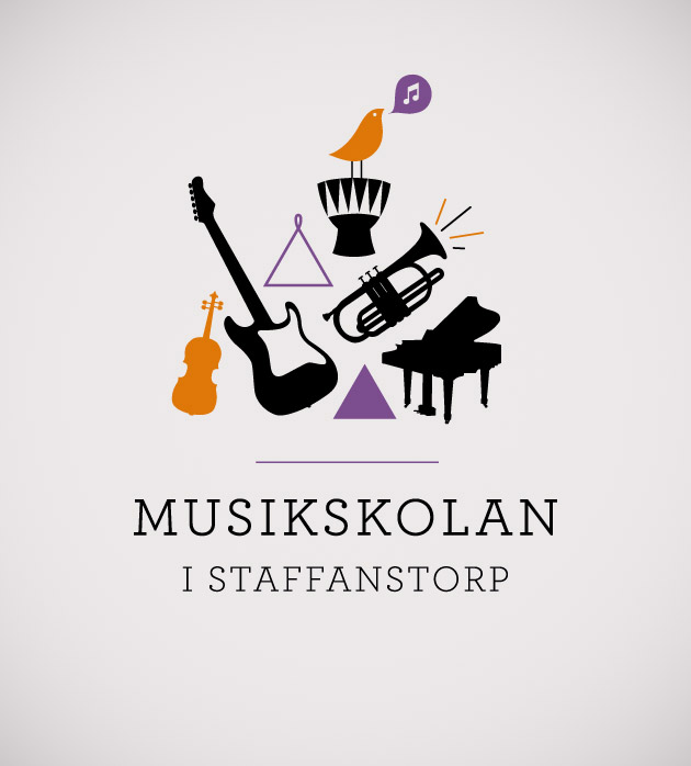 logotyp, musikskolan i staffanstorp, anna grafisk form, anna nilsson, malmö, grafisk design