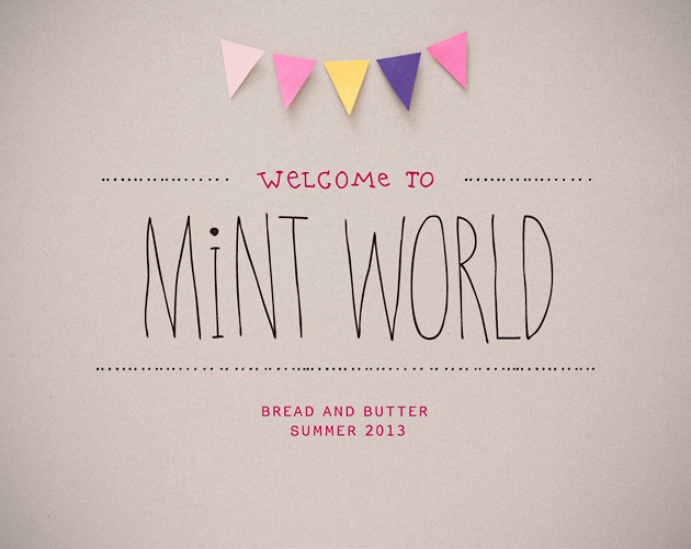 mint world, anna nilsson ,anna grafiskform, bread and butter, illustration