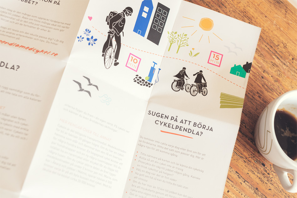 bon voyage, anna nilsson, anna jonnson, pendla med cykel, koncept, art direction, grafisk design