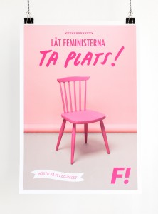 feministiskt initiativ, bonvoyage, kampanj, valet 2014, webb, grafisk design, affisch, folder, typografi, aktivism