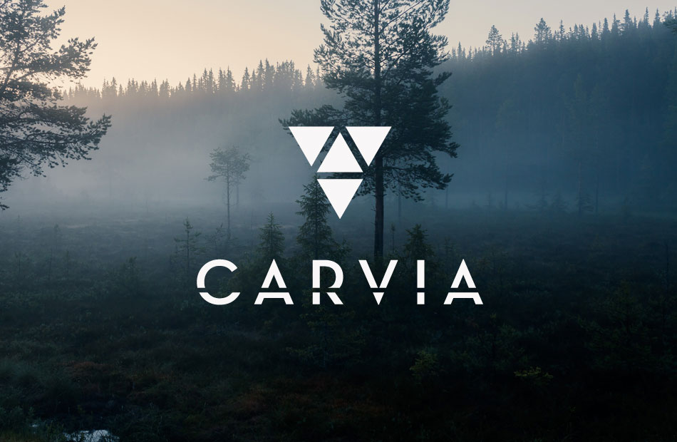 Visuell identitet till Carvia