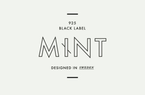 visuell identitet till Mint 925 Black Label